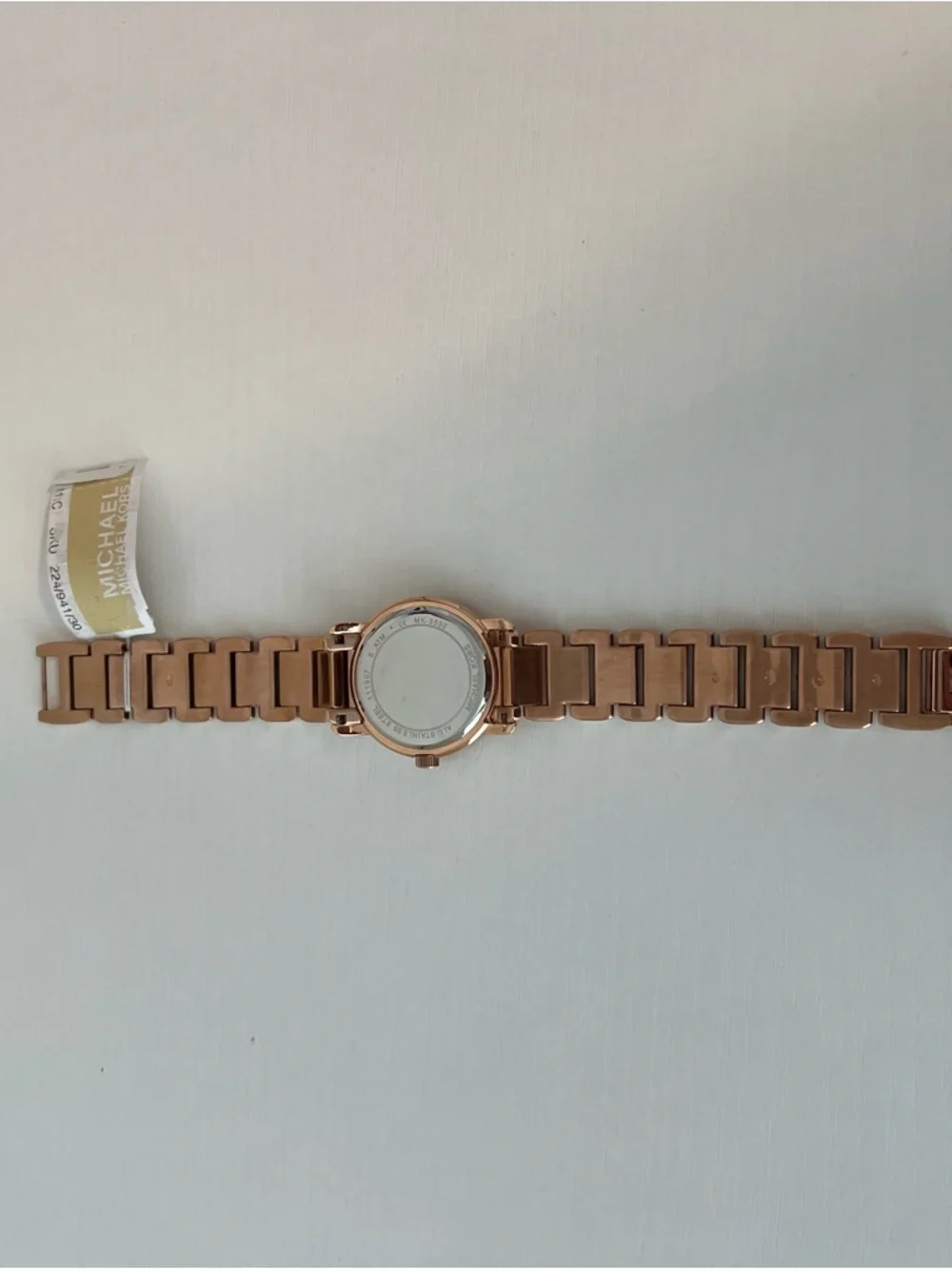 Michael Kors White Dial Rose Gold Tone Stainless Steel Women's Watch MK3530